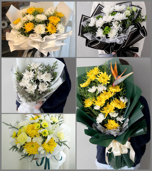 贵州贵阳南明区后巢乡白事花束代送